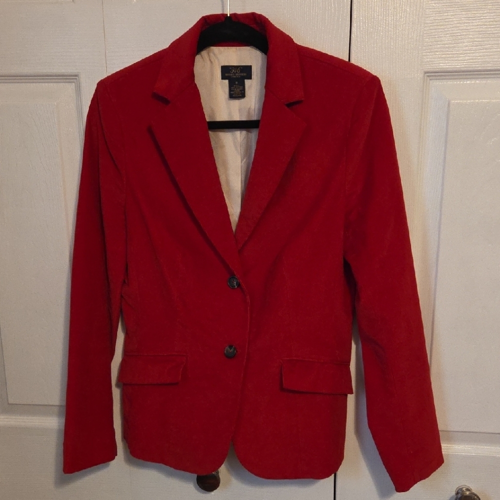 Brooks Brothers Vibrant Red Women's Blazer